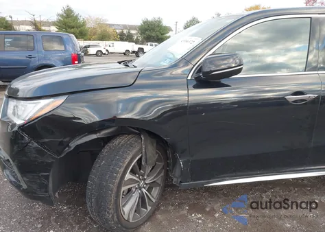 2019 Acura Mdx Technology Pkg z USA, uszkodzony, nr VIN 5J8YD4H52KL032675
